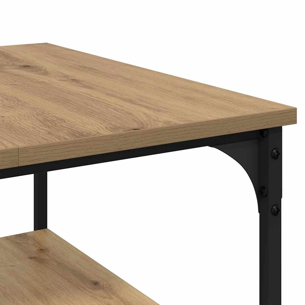Coffee Table Artisan Oak 55 x 55 x 40 cm Engineered Wood