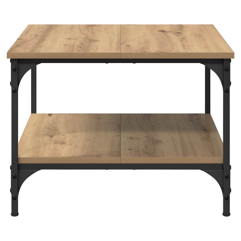 Coffee Table Artisan Oak 55 x 55 x 40 cm Engineered Wood