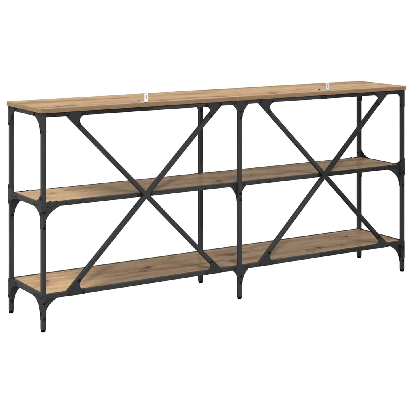 Console Table Artisan Oak 160 x 30 x 75 cm Engineered Wood