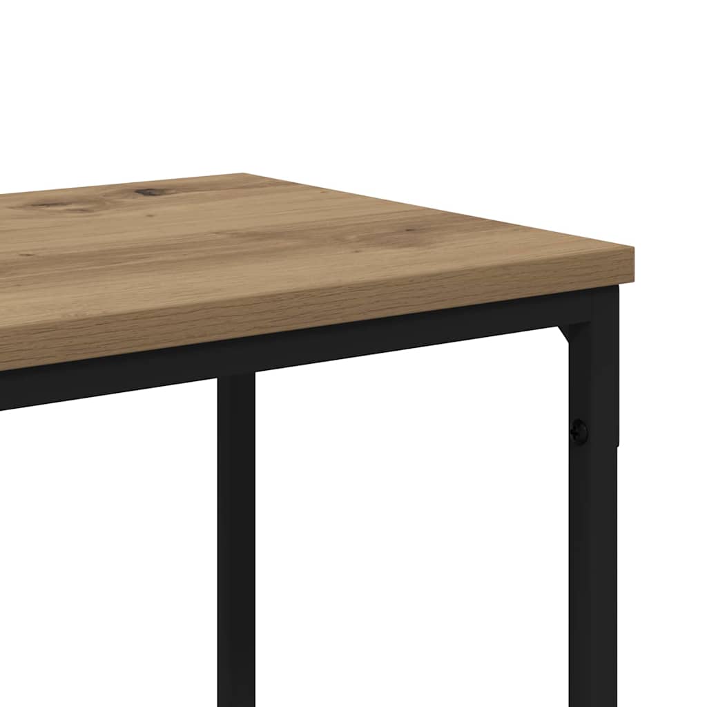 Console Table Artisan Oak 180 x 30 x 75 cm Engineered Wood