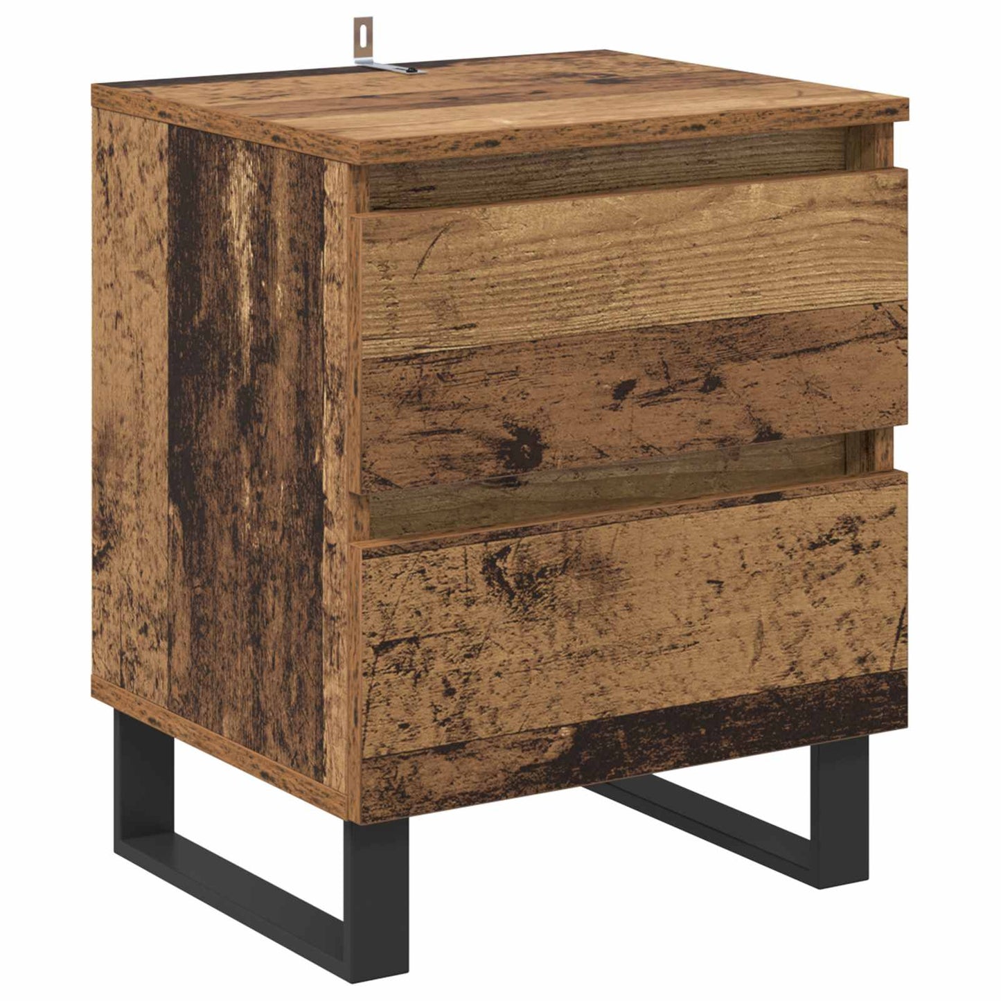 Bedside Cabinet 2 pcs Old Wood 40 x 35 x 50 cm Engineered Wood