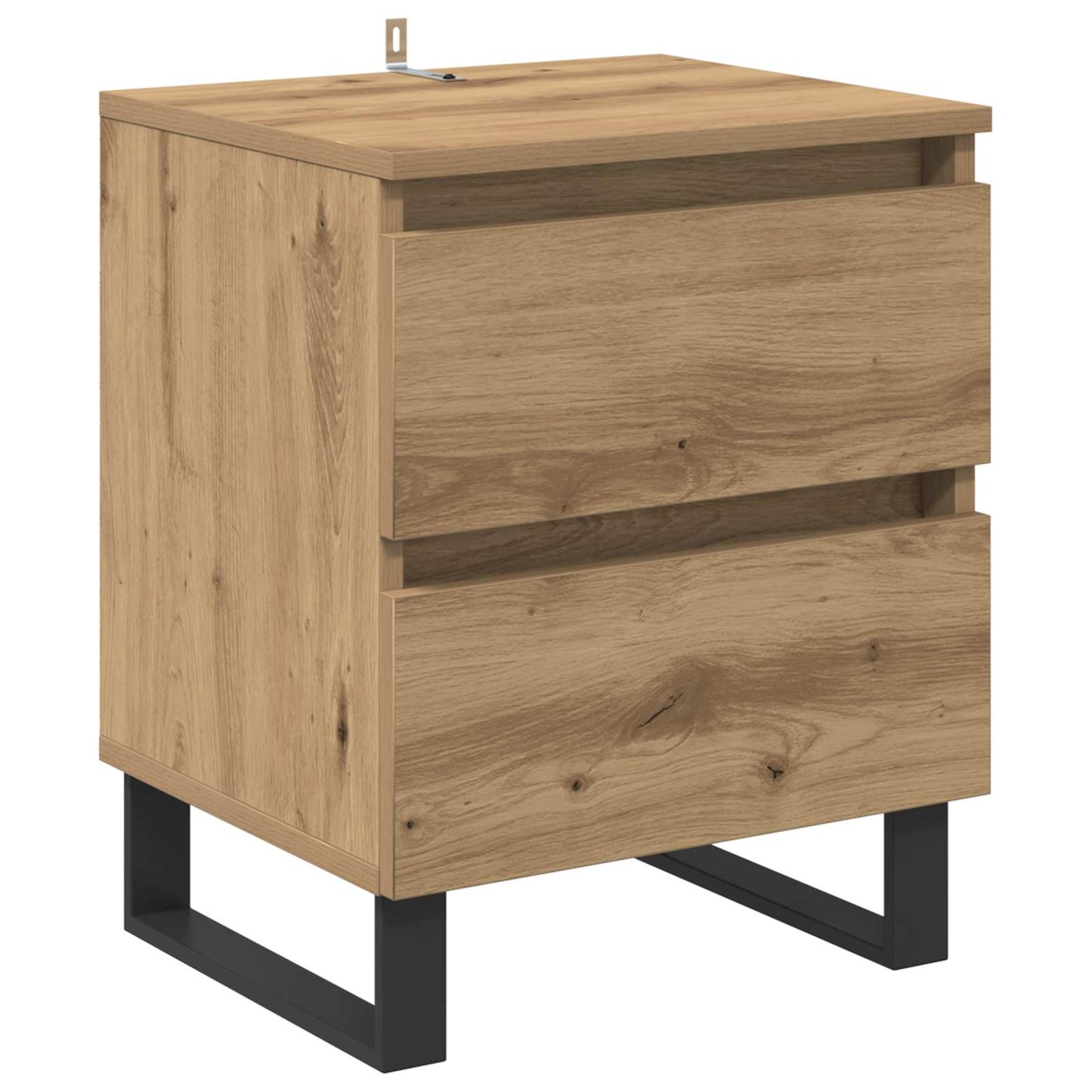 Bedside Cabinet with Drawer 2 pcs Artisan Oak 40 x 35 x 50 cm