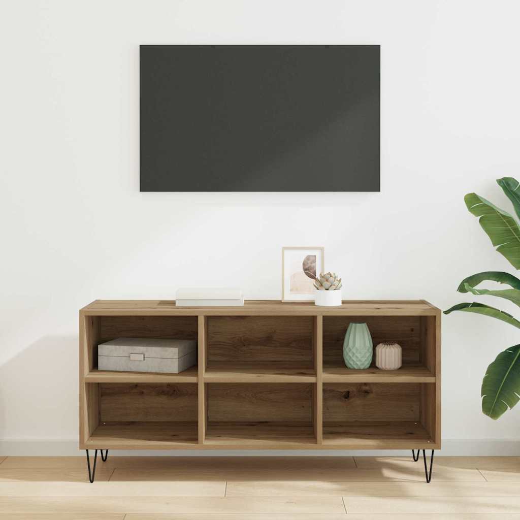 TV Cabinet 103.5 x 30 x 50 cm Artisan Oak Engineered Wood