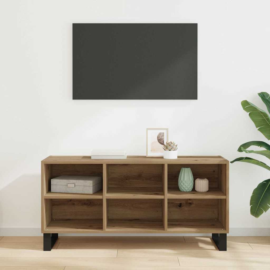 TV Cabinet Artisan Oak 103.5 x 30 x 50 cm Engineered Wood