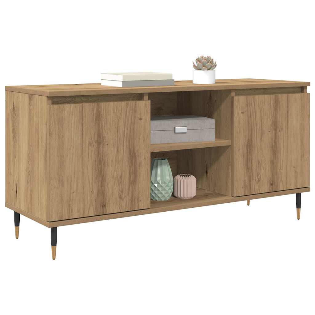 TV Cabinet Artisan Oak 104 x 35 x 50 cm Engineered Wood
