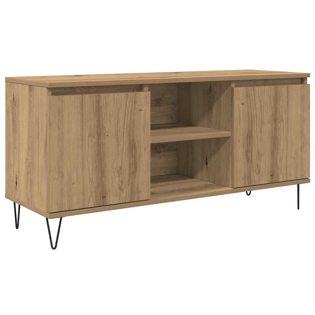 TV Cabinet Artisan Oak 104 x 35 x 50 cm Engineered Wood