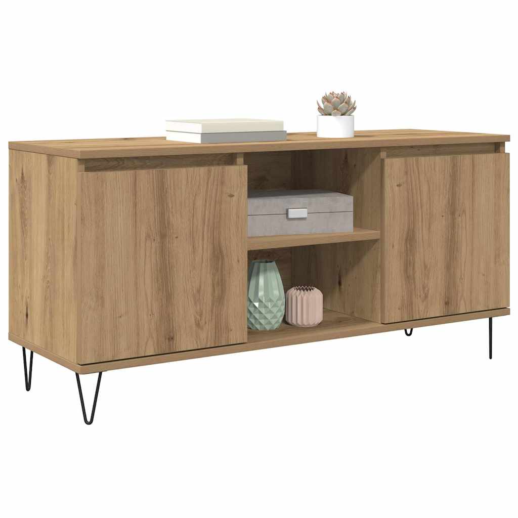 TV Cabinet Artisan Oak 104 x 35 x 50 cm Engineered Wood