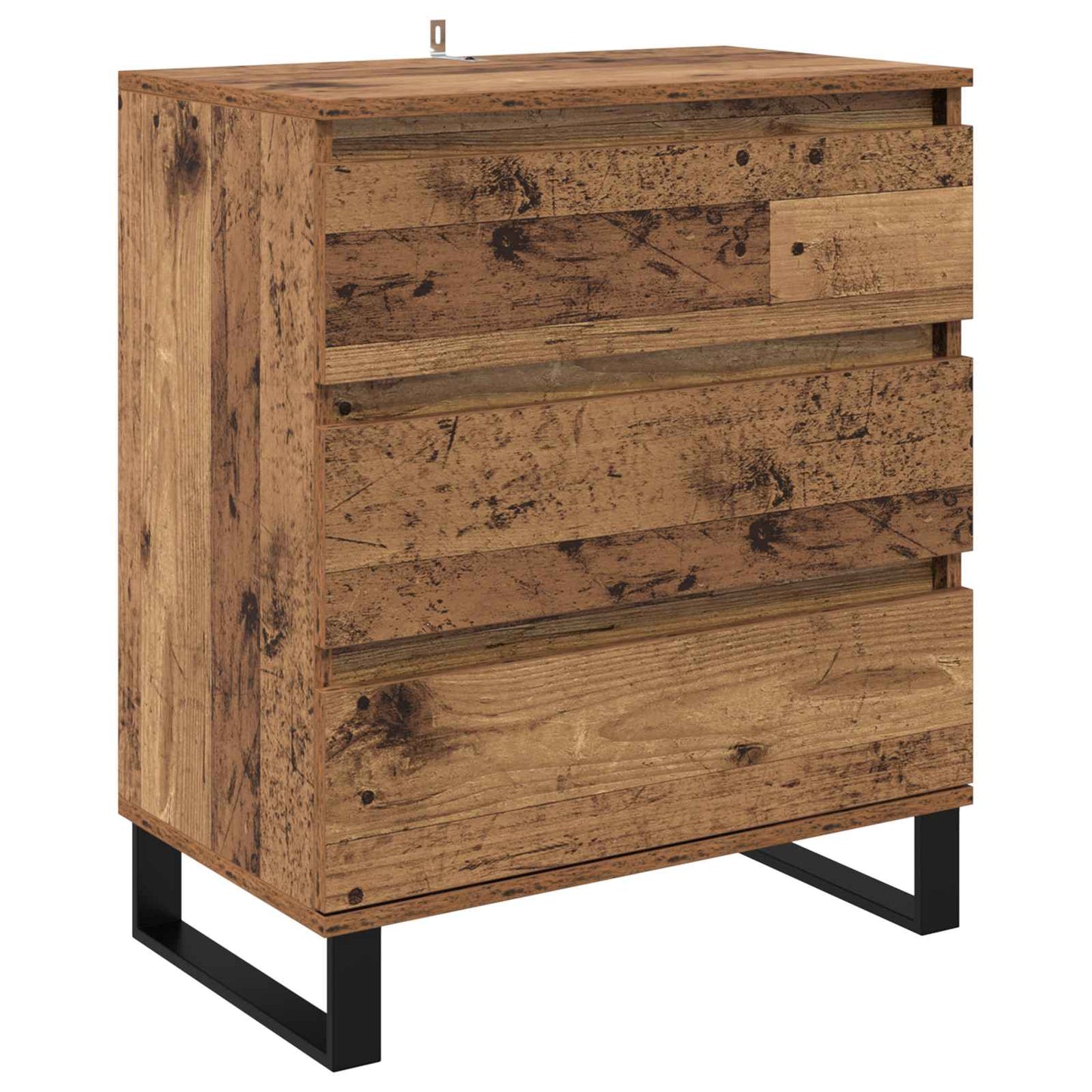 Sideboard with Drawer Old Wood 60 x 35 x 70 cm Engineered Wood