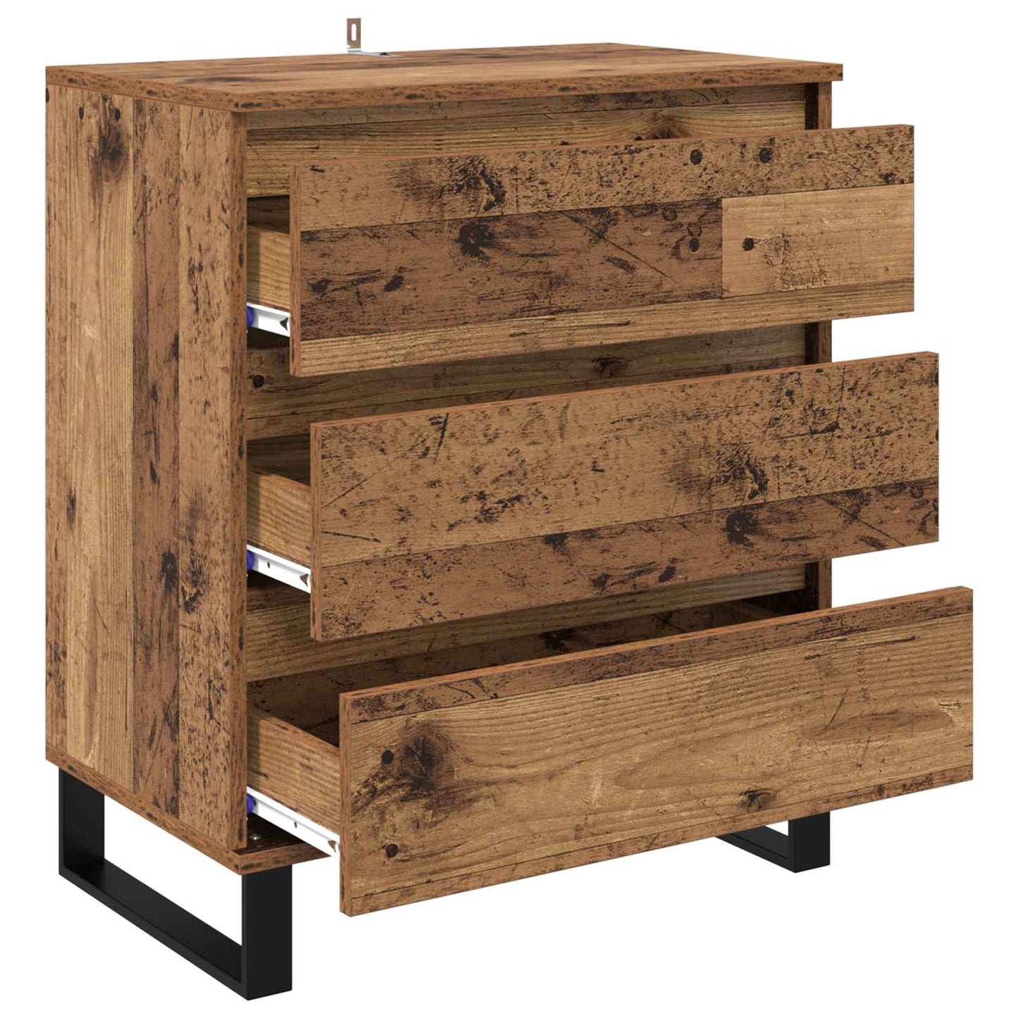 Sideboard with Drawer Old Wood 60 x 35 x 70 cm Engineered Wood