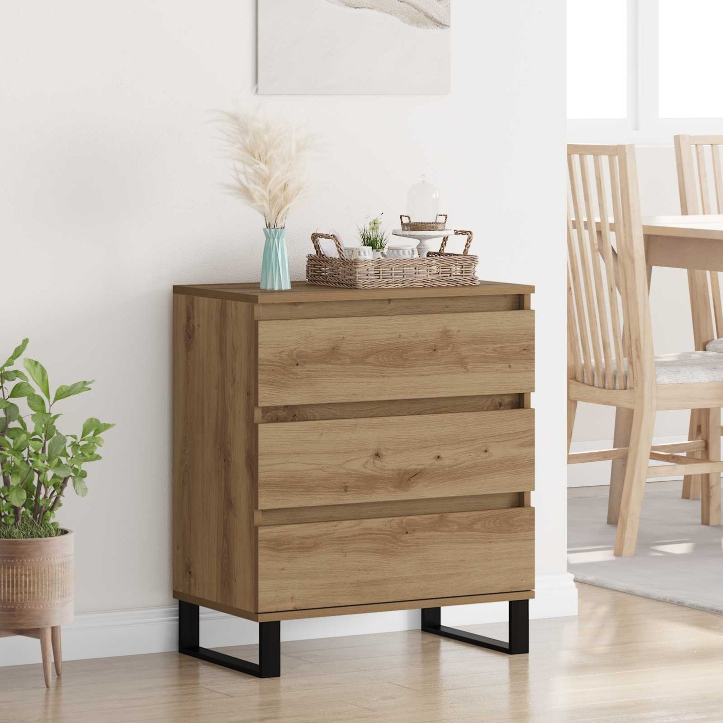 Sideboard Artisan Oak 60 x 35 x 70 cm Engineered Wood