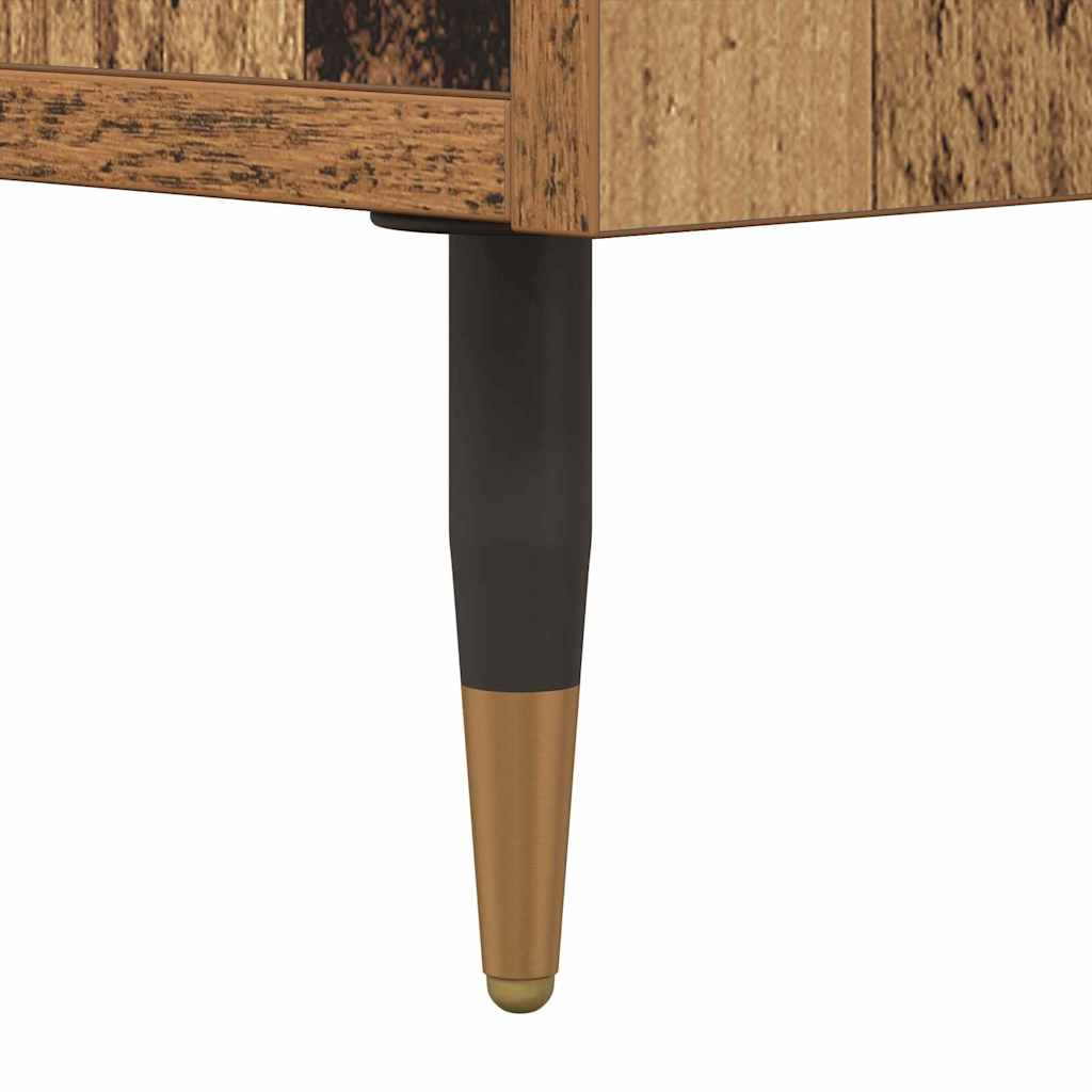 Bedside Cabinet Old Wood 40 x 35 x 47.5 cm Engineered Wood