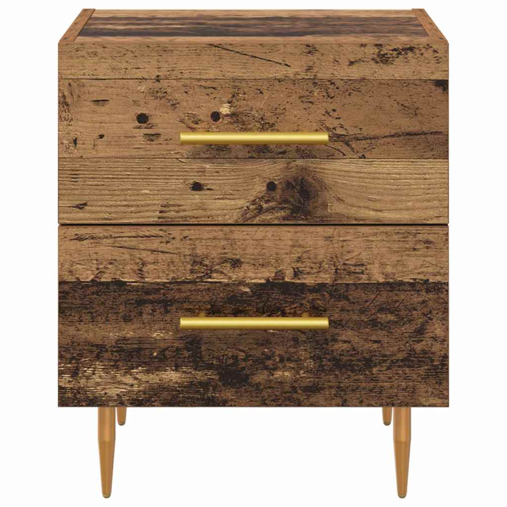 Bedside Cabinet Old Wood 40 x 35 x 47.5 cm Engineered Wood