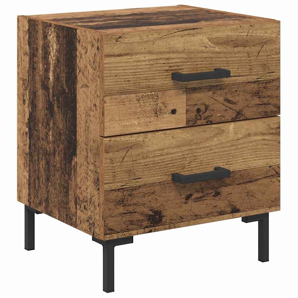 Bedside Cabinet Old Wood 40 x 35 x 47.5 cm Engineered Wood