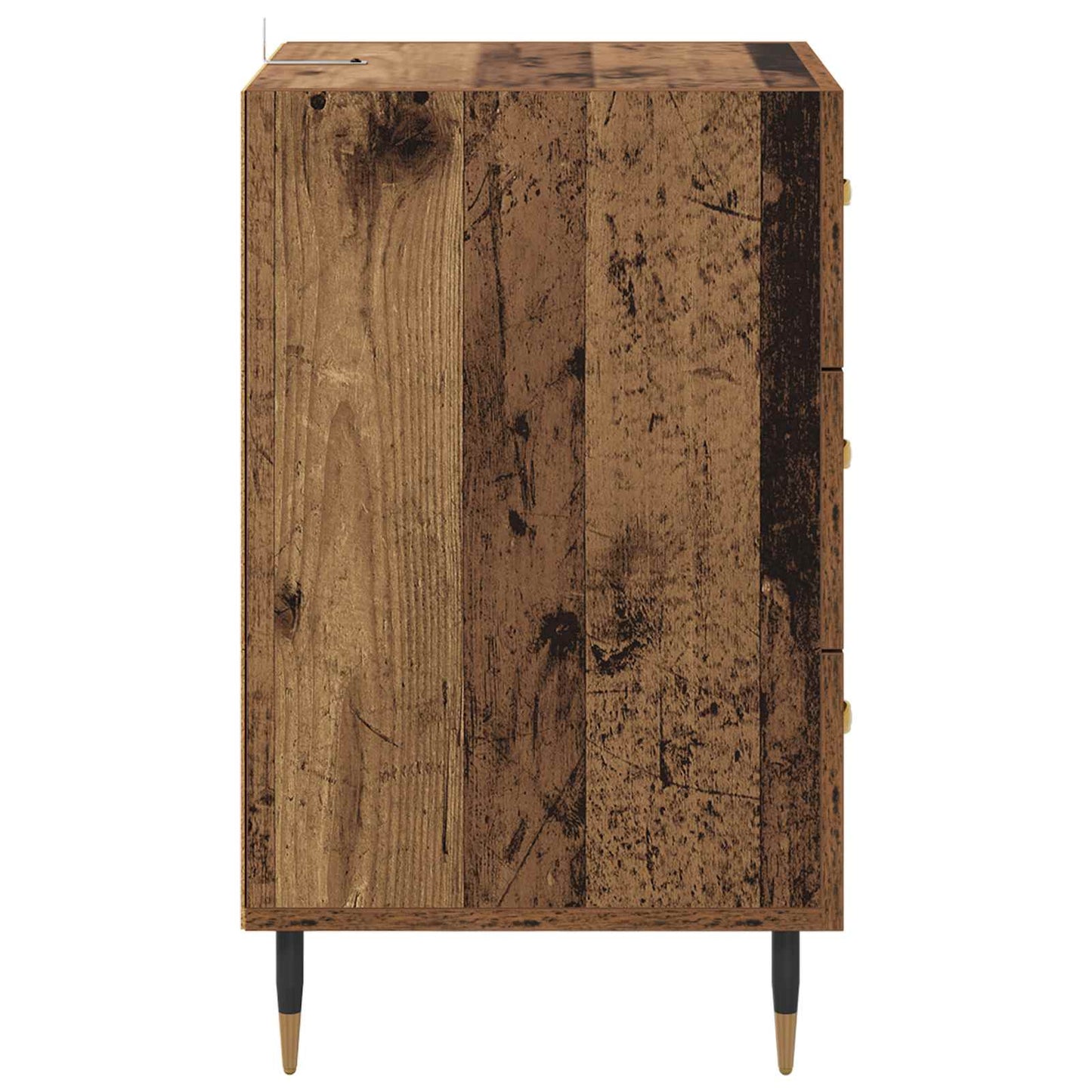 Bedside Cabinet Old Wood 40 x 40 x 66 cm Engineered Wood