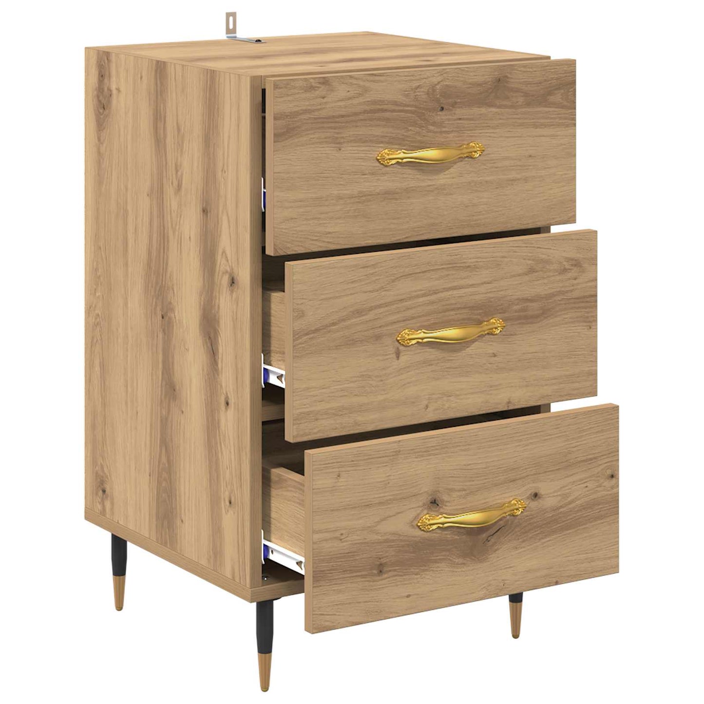 Bedside Cabinet Artisan Oak 40 x 40 x 66 cm Engineered Wood