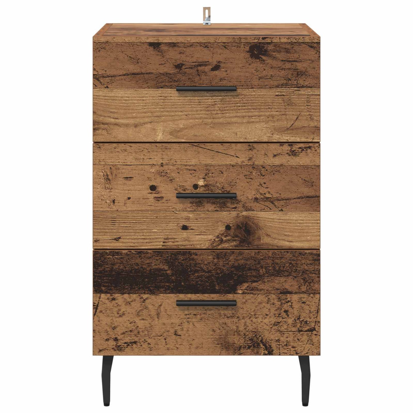 Bedside Cabinet Old Wood 40 x 40 x 66 cm Engineered Wood
