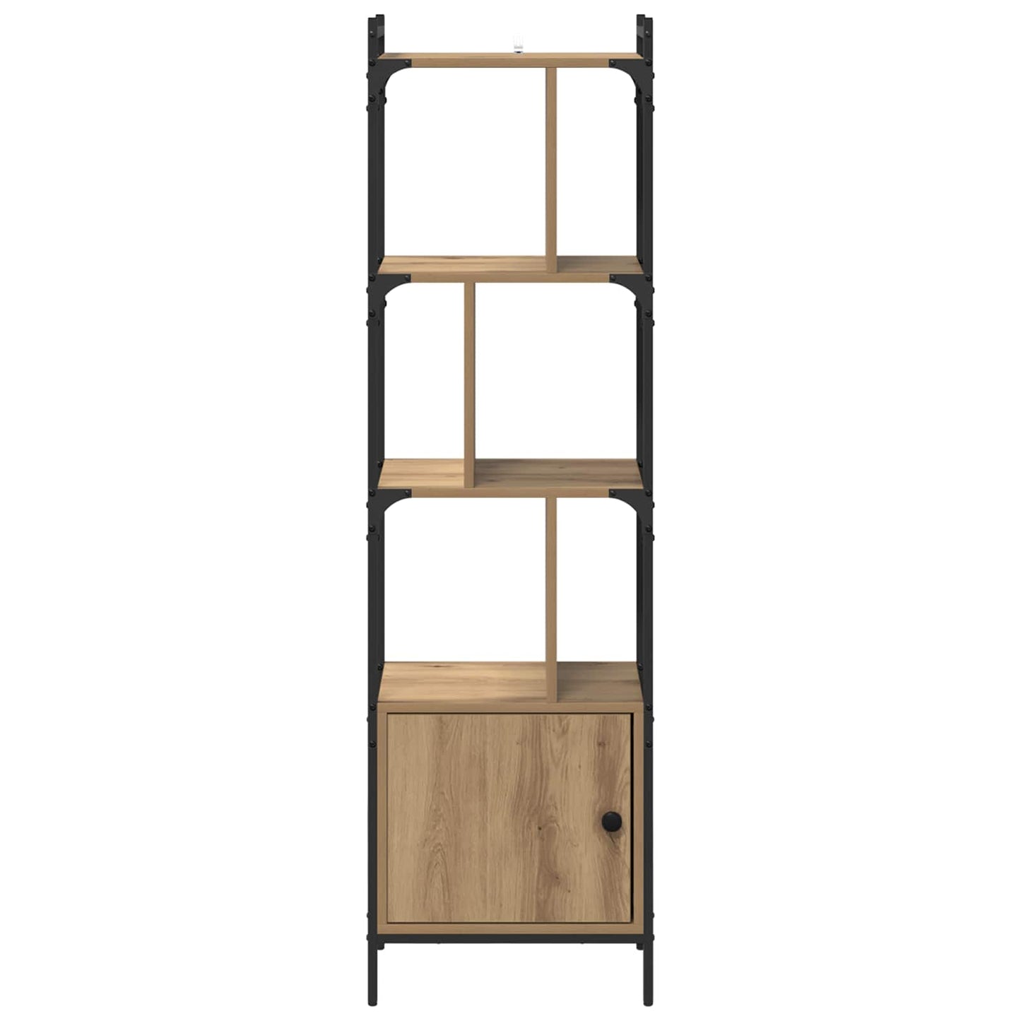 Bookcase 6-Tier 44.5 x 30 x 154.5 cm Engineered Wood