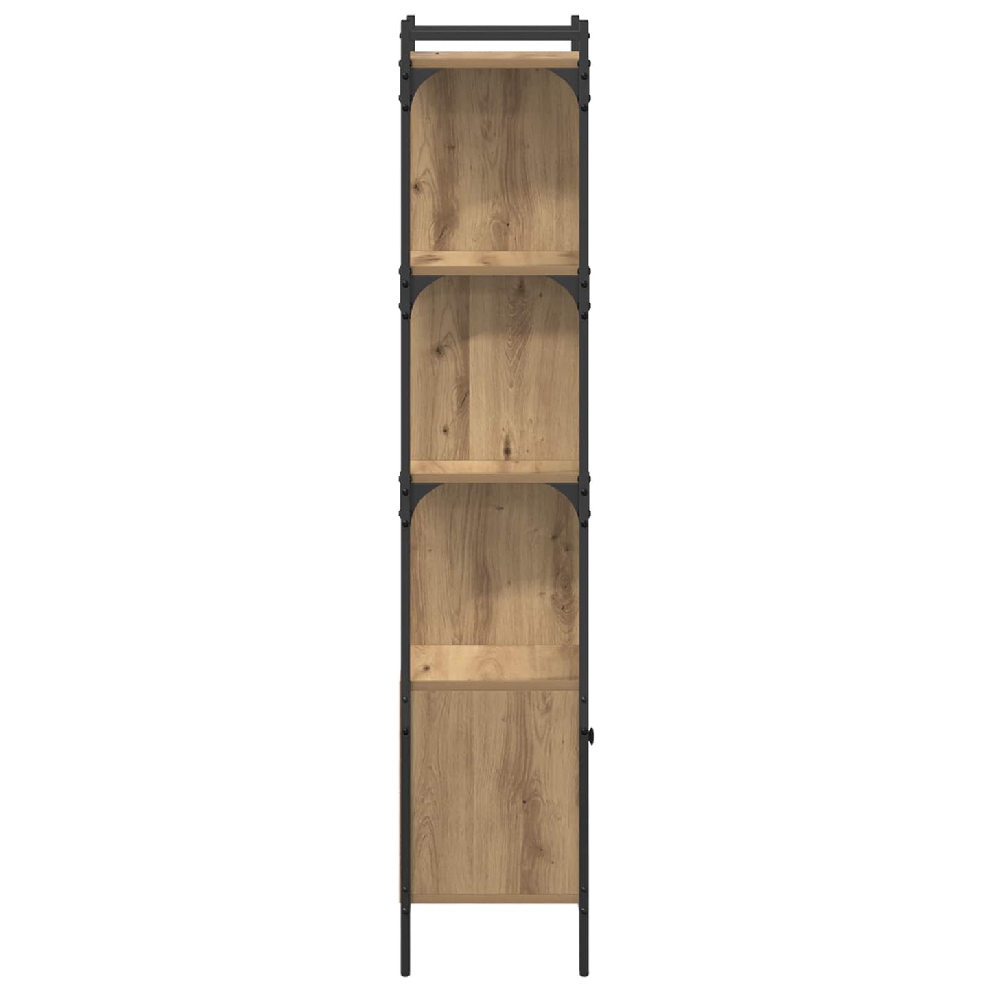 Bookcase 6-Tier 44.5 x 30 x 154.5 cm Engineered Wood