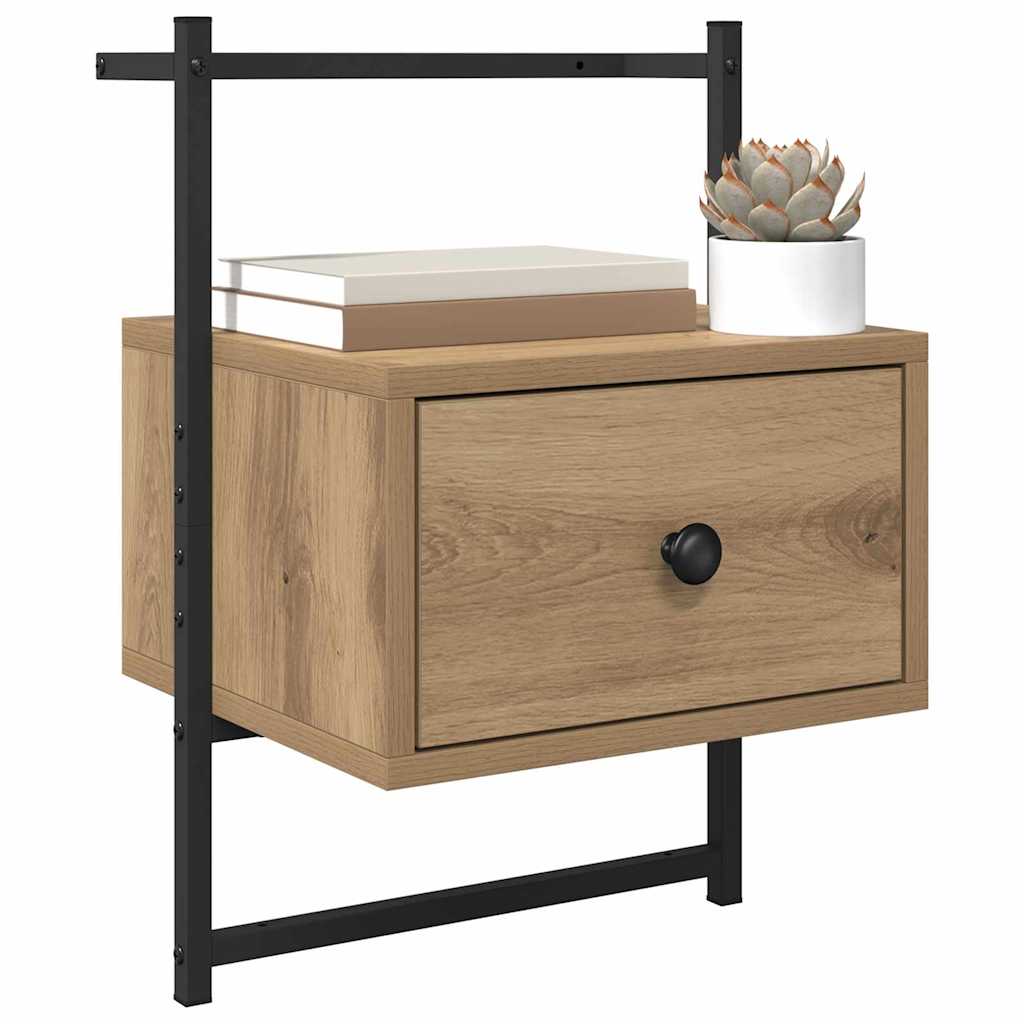 Bedside Cabinet Artisan Oak 35 x 30 x 51 cm Engineered Wood
