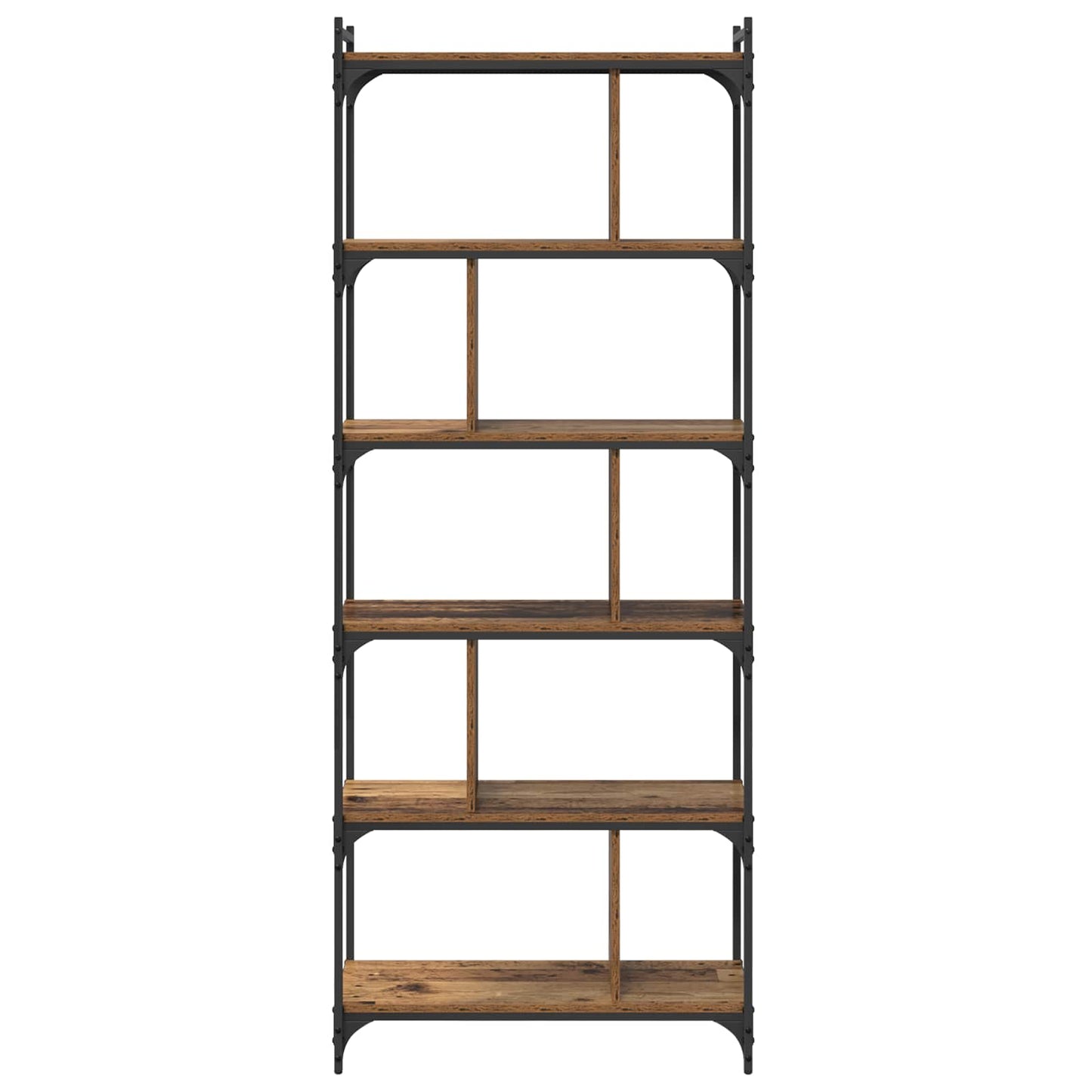 Bookcase Old wood 76 x 32 x 192 cm Engineered wood