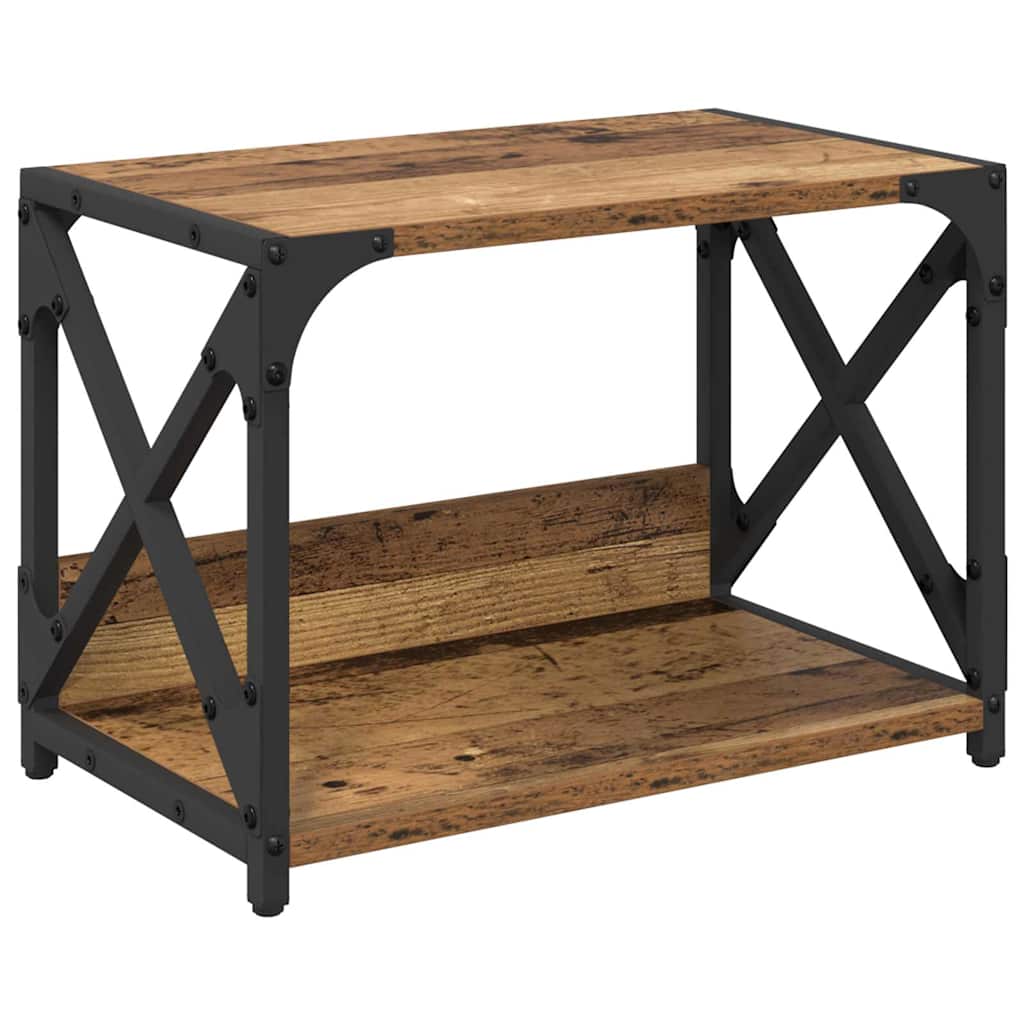 Printer Stand Old Wood 44 x 26 x 31.5 cm Engineered Wood