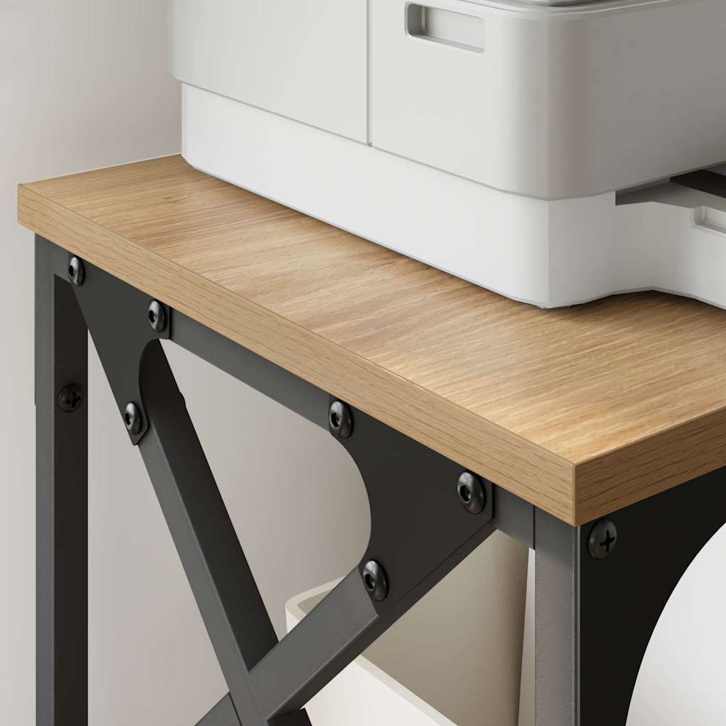Printer Stand Artisan Oak 40 x 30 x 31 cm Engineered Wood