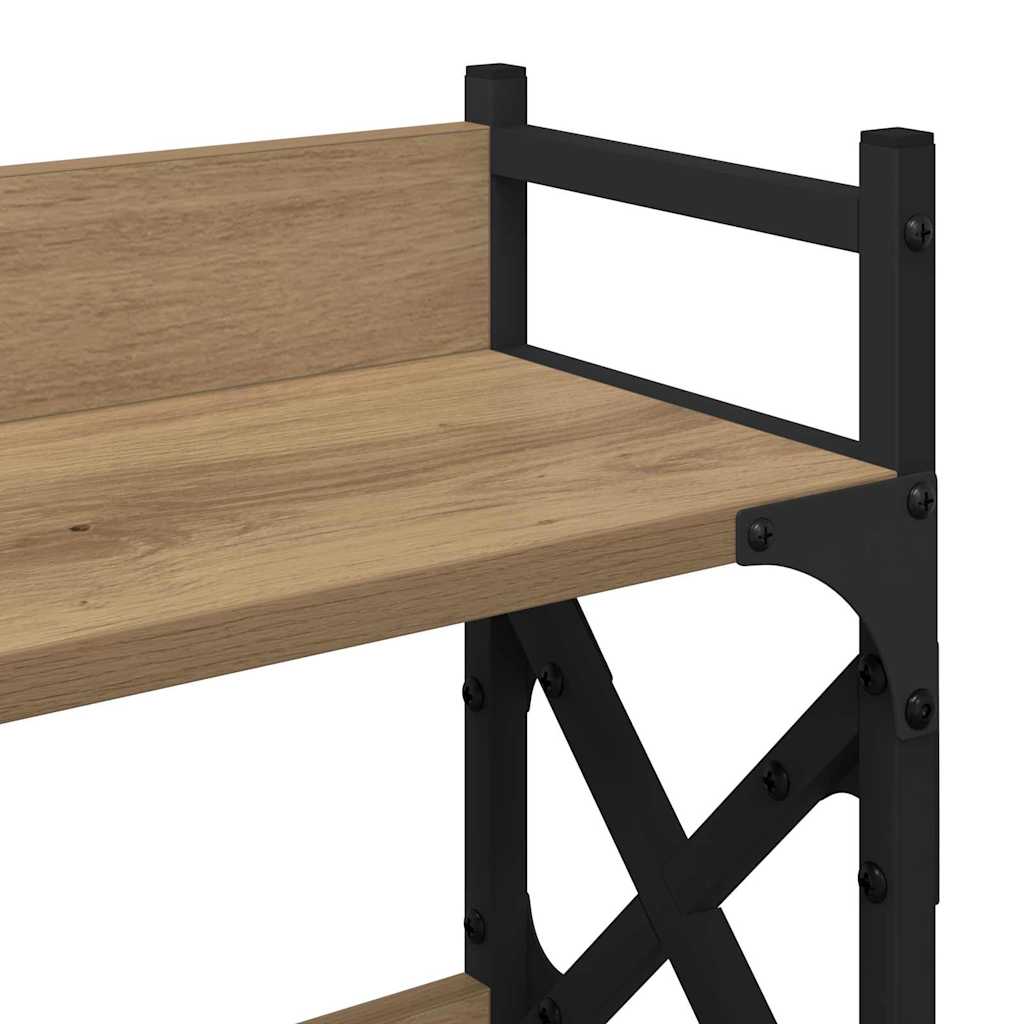 Printer Stand Artisan Oak 40 x 20 x 40 cm Engineered Wood