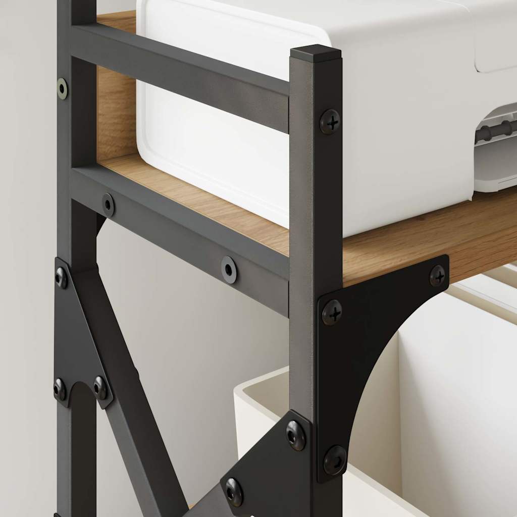 Printer Stand Artisan Oak 40 x 20 x 40 cm Engineered Wood