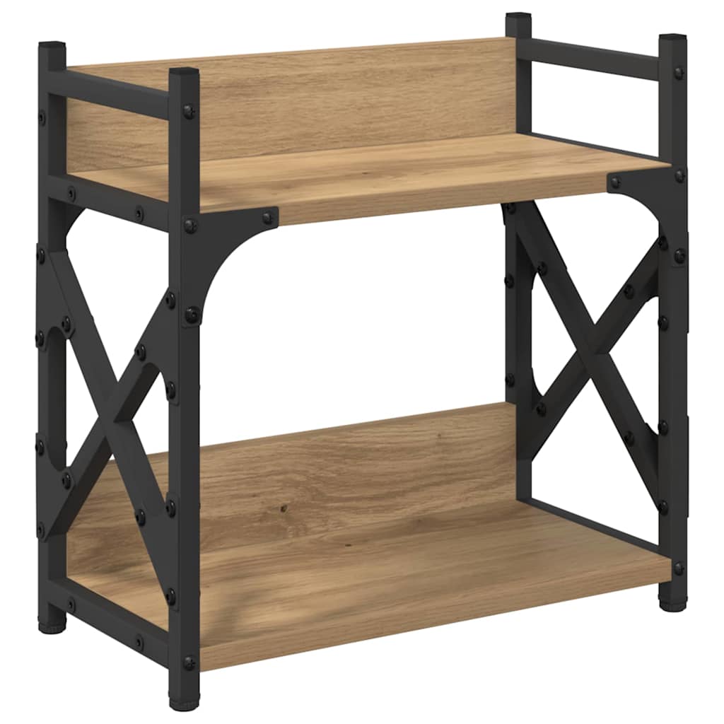 Printer Stand Artisan Oak 40 x 20 x 40 cm Engineered Wood