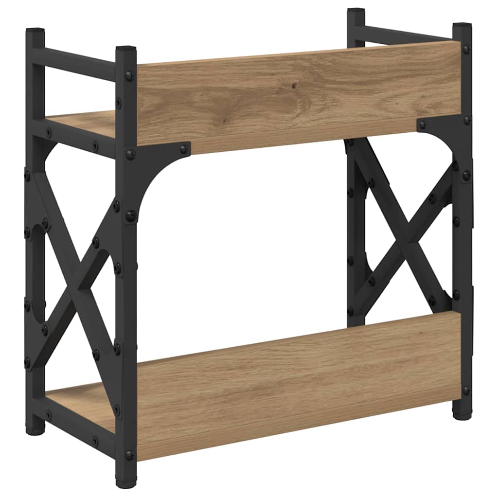 Printer Stand Artisan Oak 40 x 20 x 40 cm Engineered Wood