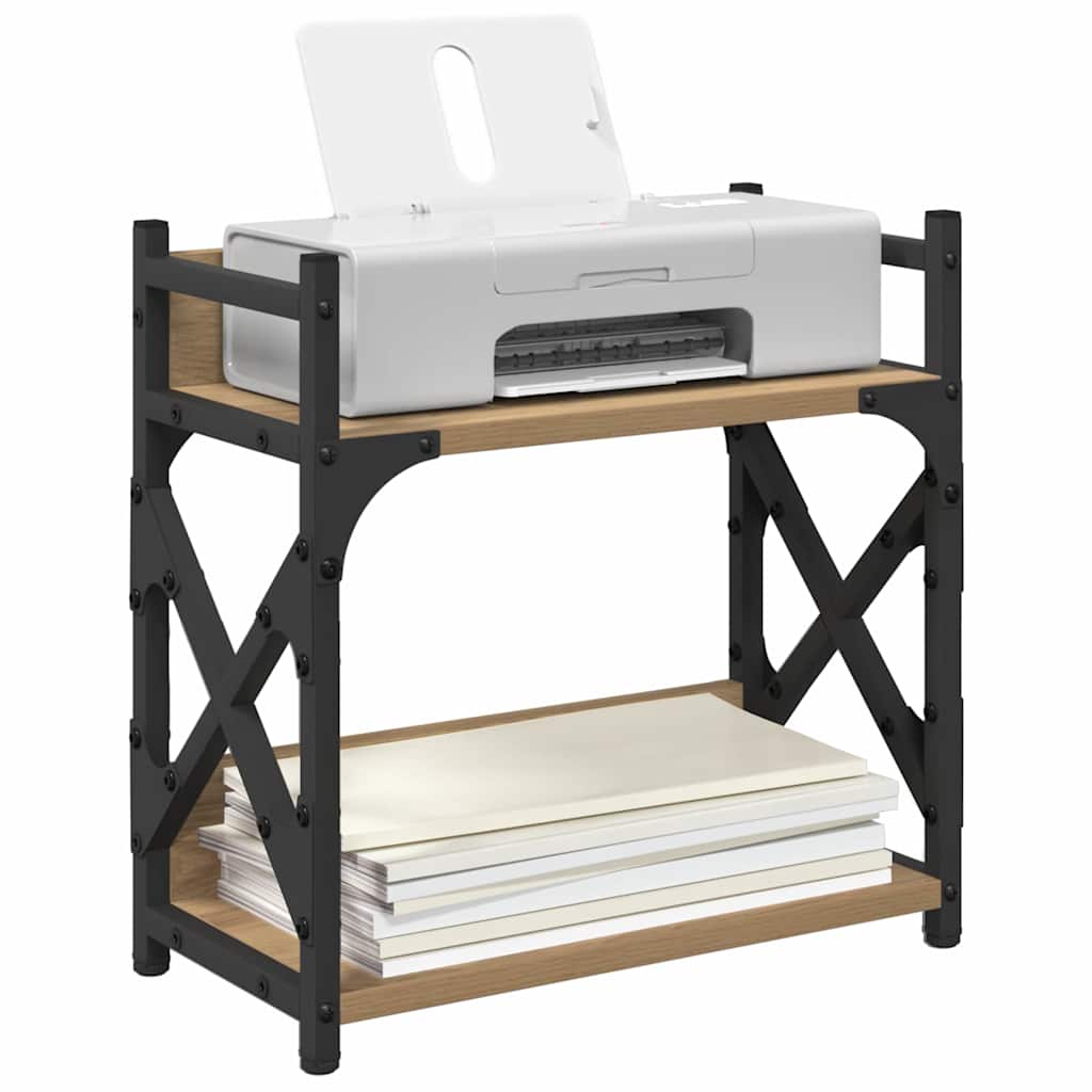 Printer Stand Artisan Oak 40 x 20 x 40 cm Engineered Wood