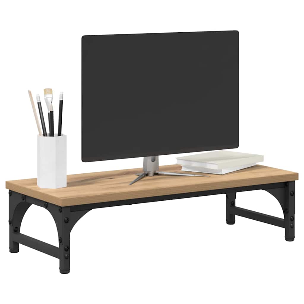 Monitor Stand Artisan Oak 55 x 23 x 14 cm Engineered Wood