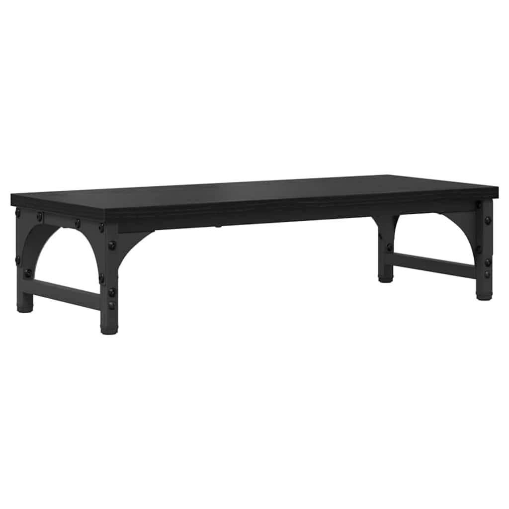 Monitor Stand Black Oak 55 x 23 x 14 cm Engineered Wood
