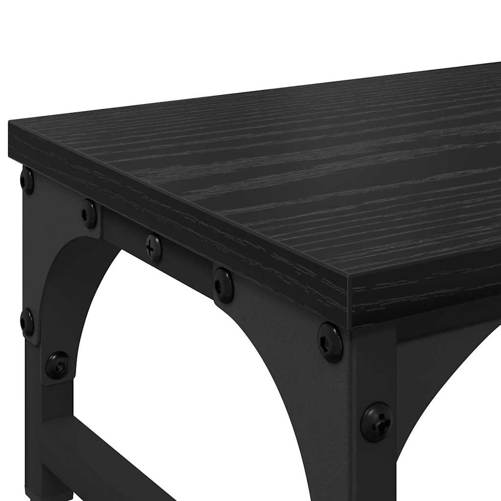 Monitor Stand Black Oak 85 x 23 x 15.5 cm Engineered Wood