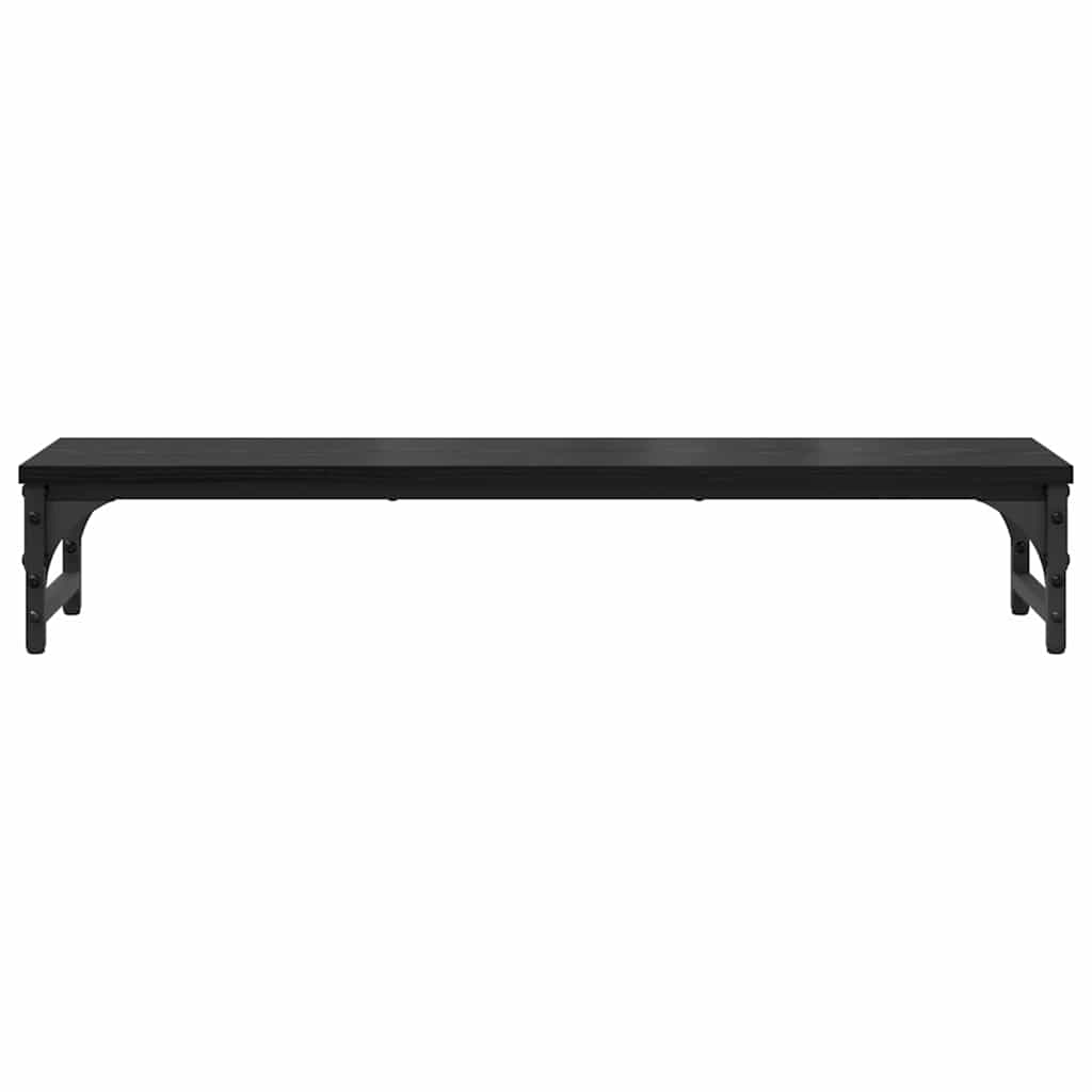 Monitor Stand Black Oak 85 x 23 x 15.5 cm Engineered Wood