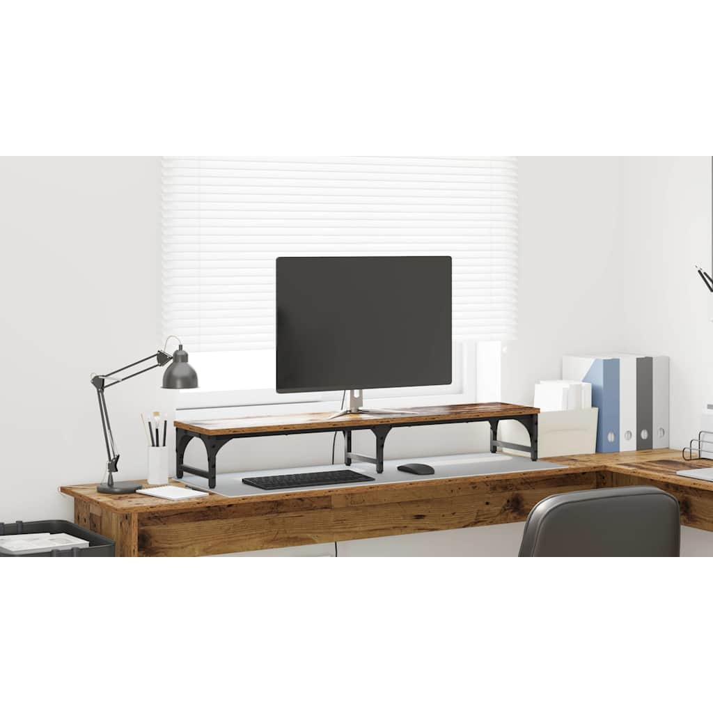 Monitor Stand Old Wood 105 x 23 x 15.5 cm Engineered Wood