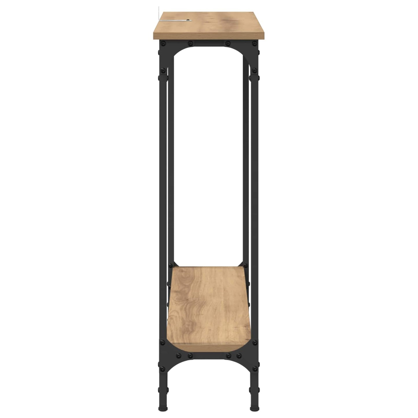 Console Table Artisan Oak 75 x 22.5 x 75 cm Engineered Wood