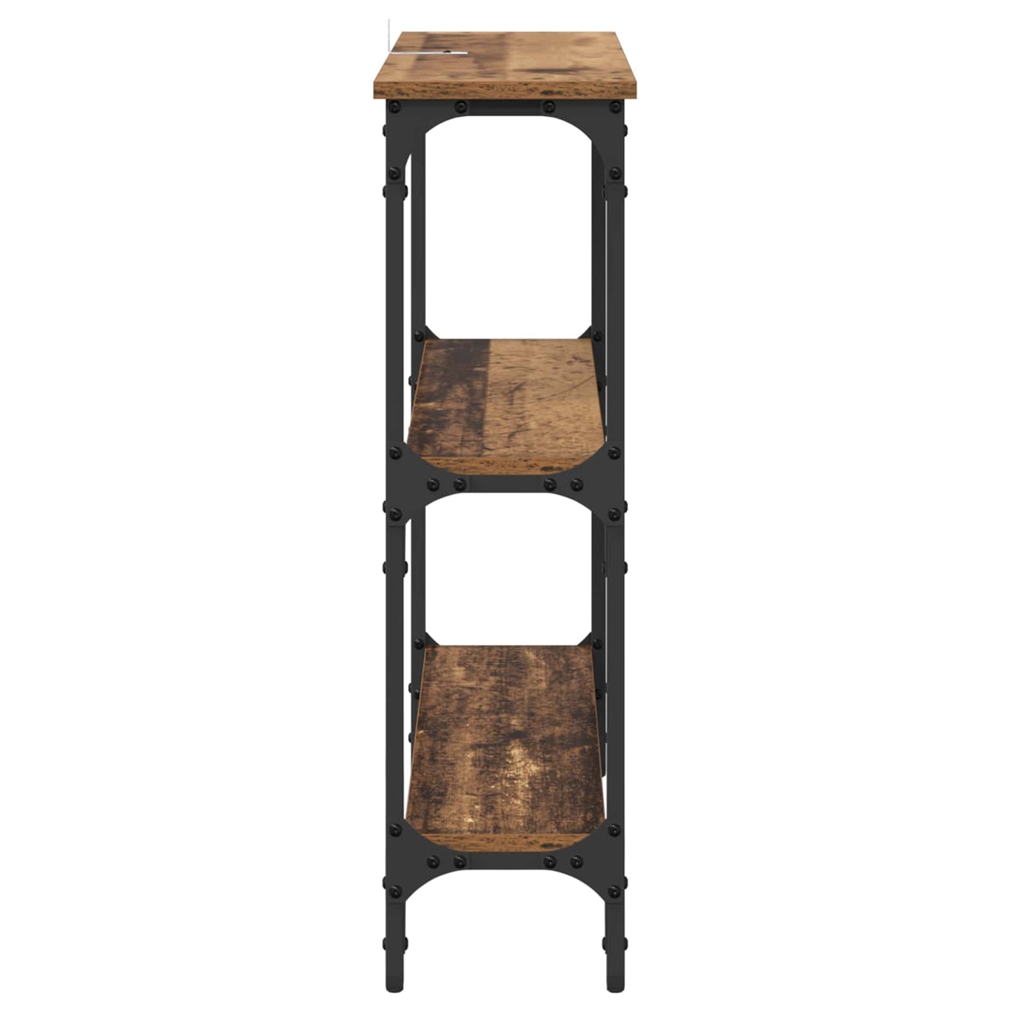Console Table Old Wood 75 x 22.5 x 75 cm Engineered Wood