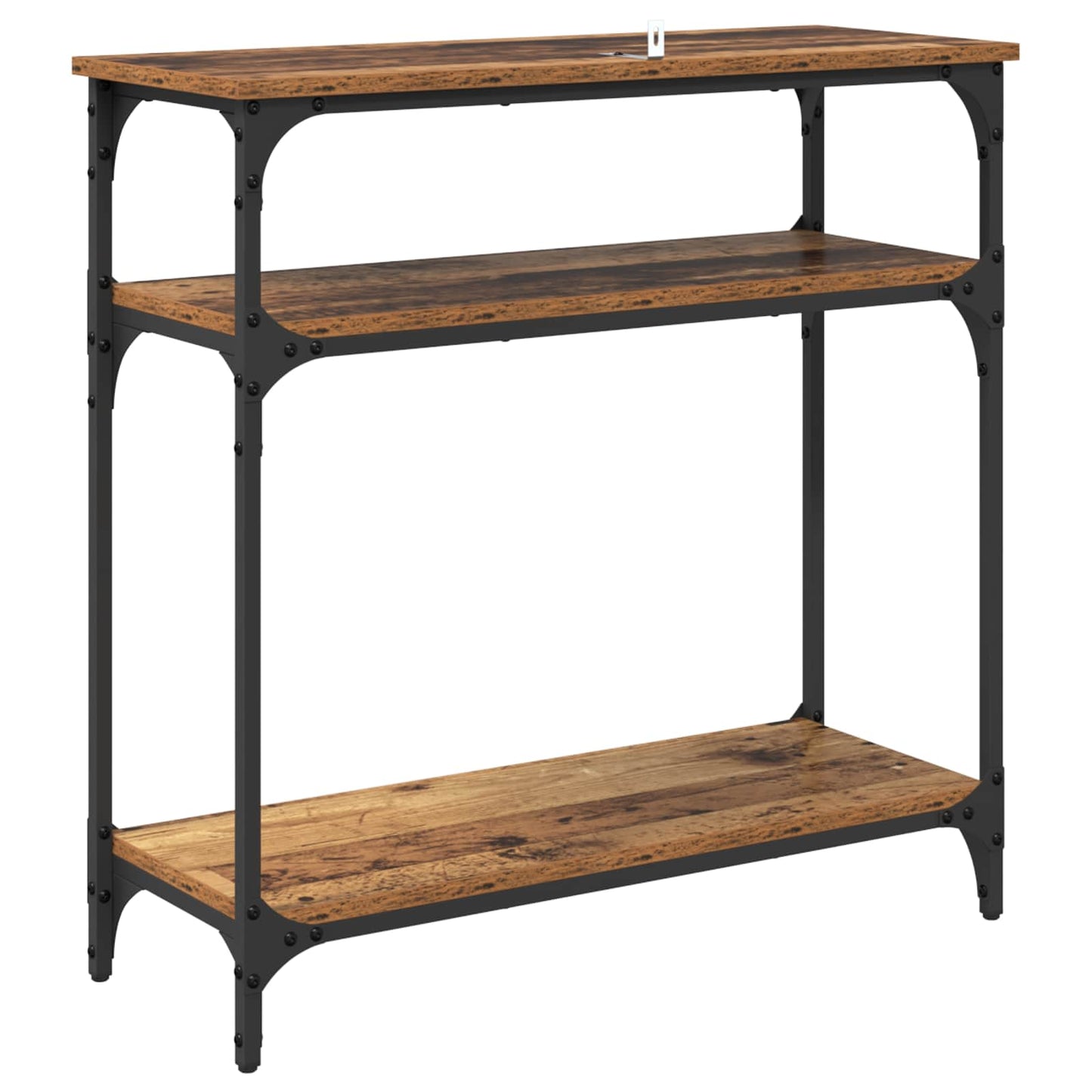 Console Table Old Wood 75 x 29 x 75 cm Engineered Wood