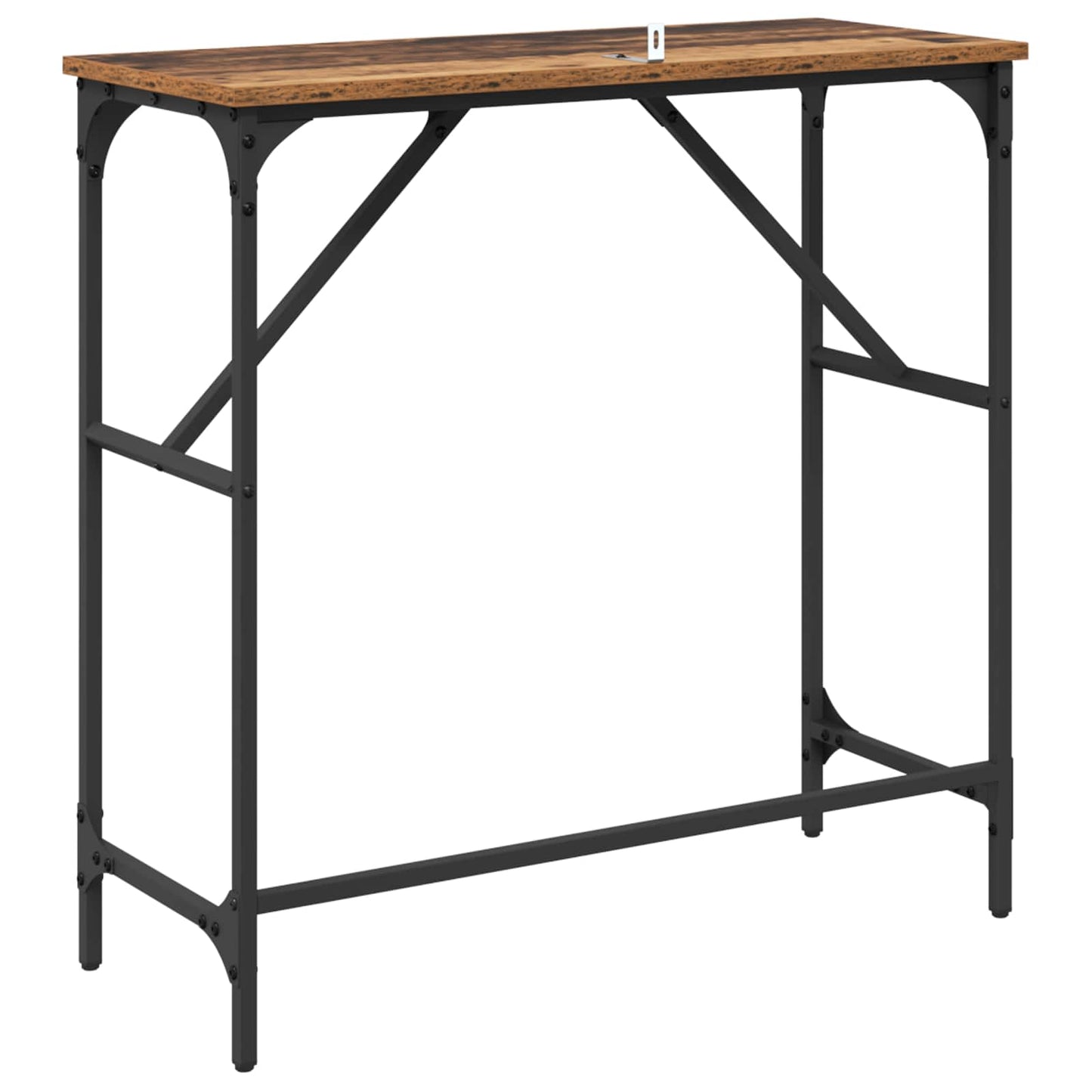 Console Table Old Wood 75 x 32 x 75 cm Engineered Wood