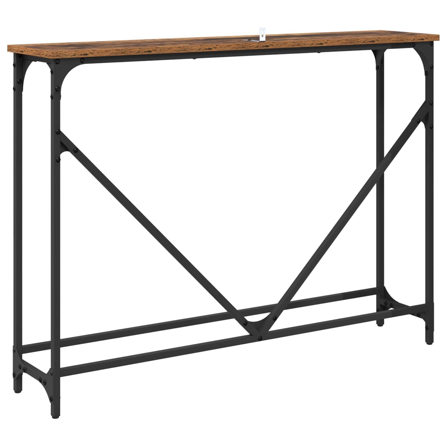 Console Table Old Wood 102 x 23 x 75 cm Engineered Wood