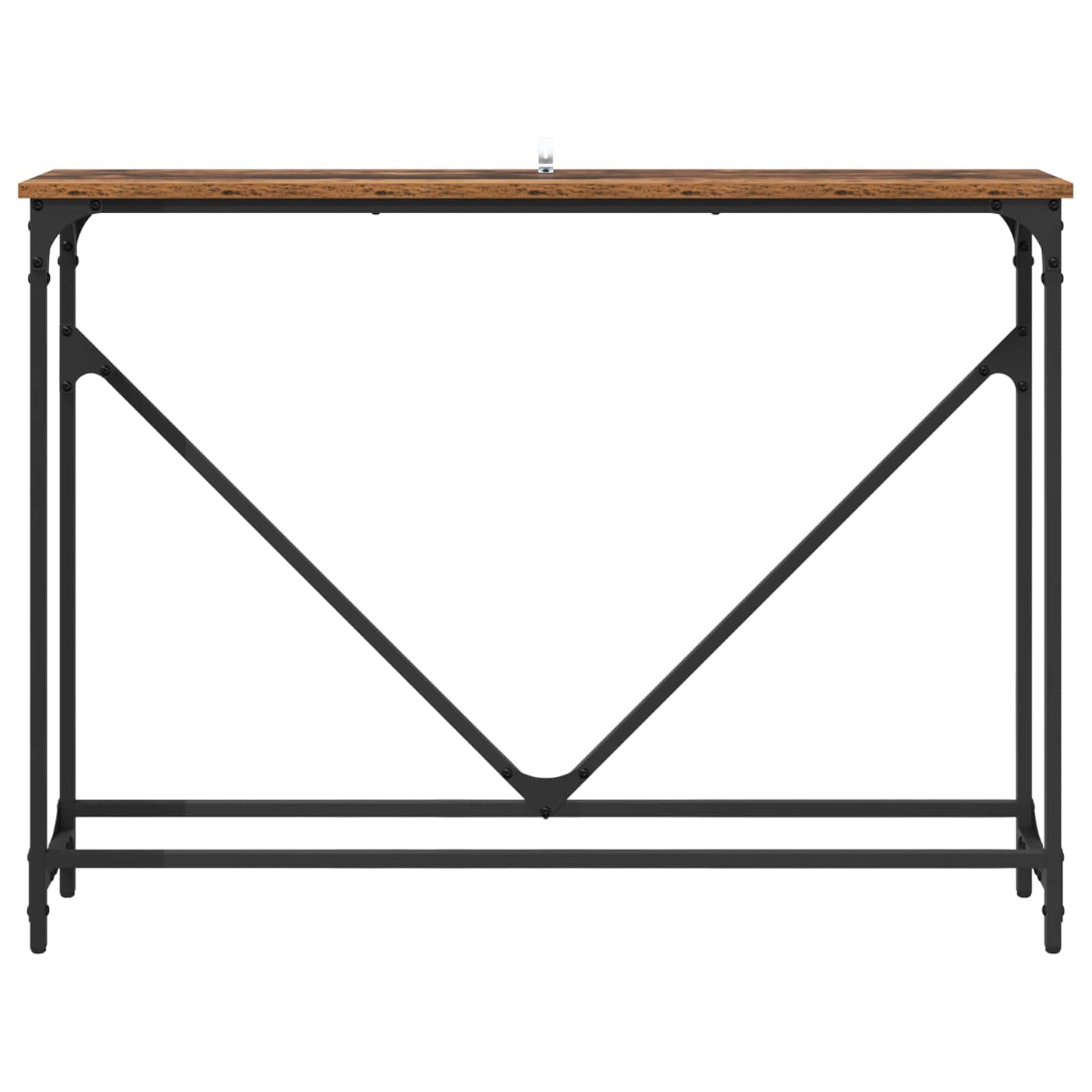 Console Table Old Wood 102 x 23 x 75 cm Engineered Wood