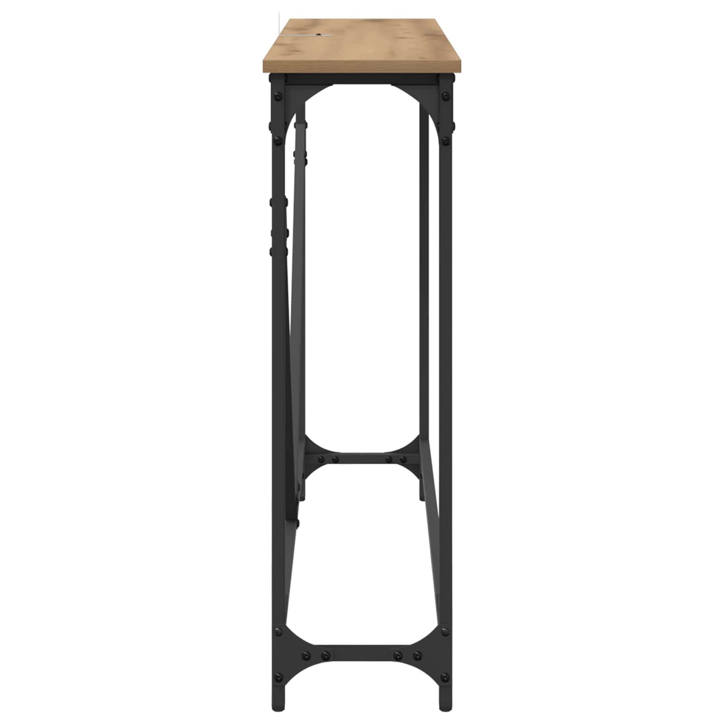 Console Table Artisan Oak 102 x 23 x 75 cm Engineered Wood