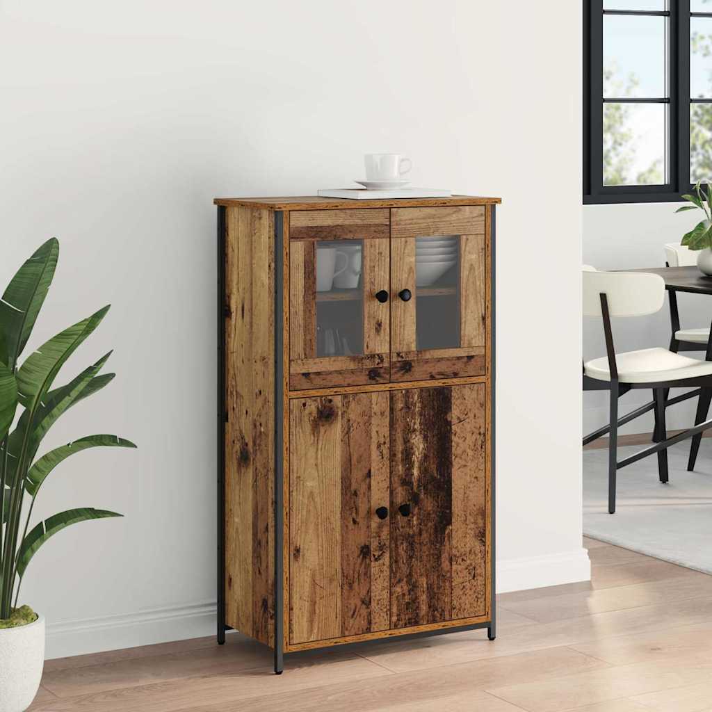 Highboard Old Wood 62 x 32 x 106.5 cm Engineered Wood
