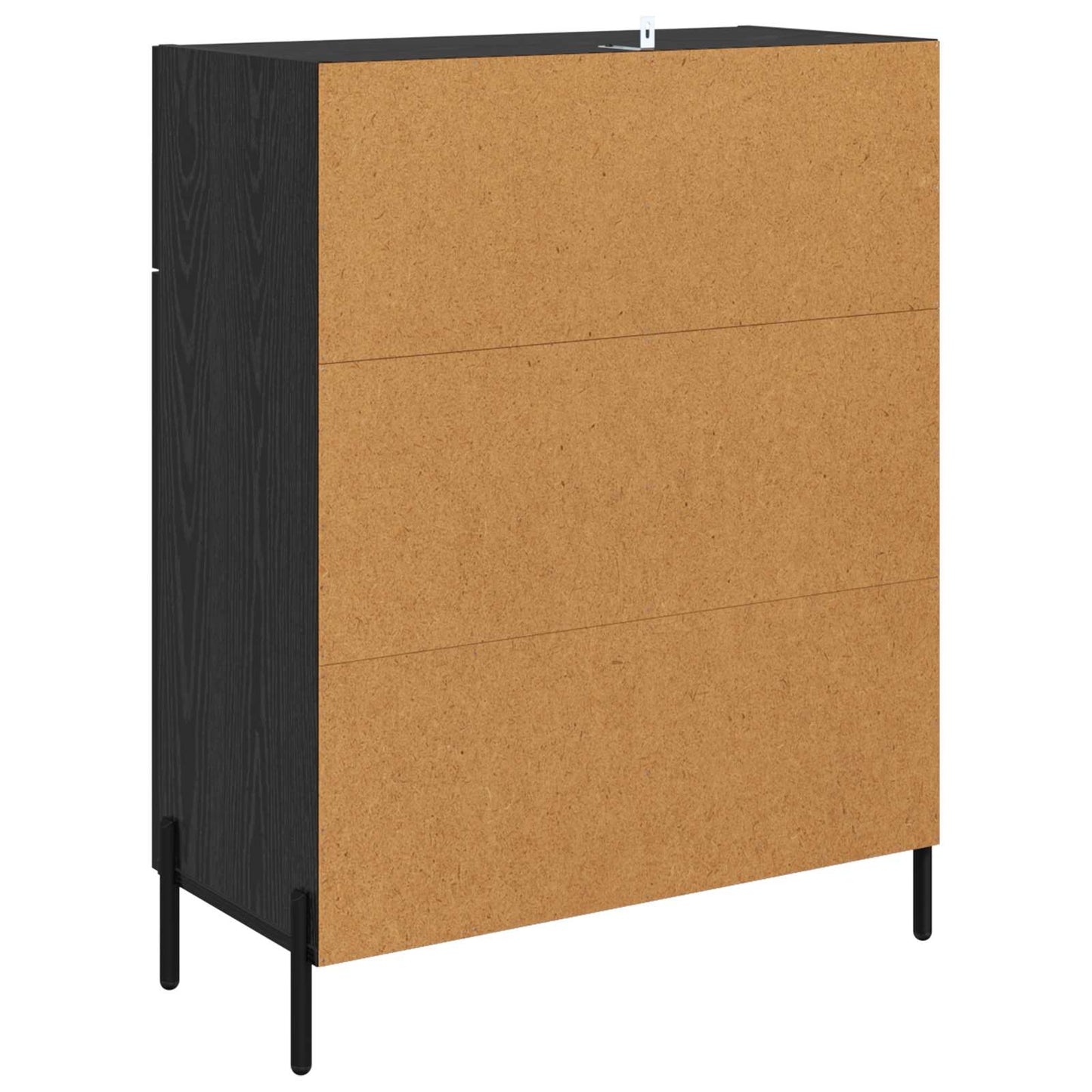 Sideboard Black Oak 69.5 x 34 x 90 cm Engineered Wood