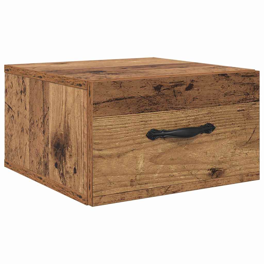 Bedside Cabinet Old wood 35 x 35 x 20 cm Engineered wood