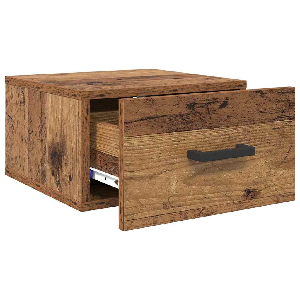 Bedside Cabinet Old wood 35 x 35 x 20 cm Engineered wood