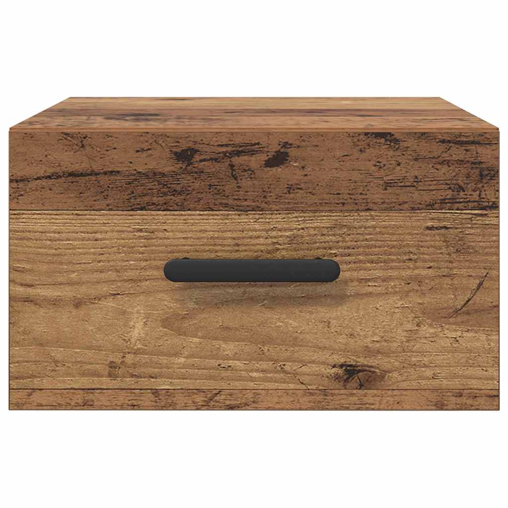 Bedside Cabinet Old Wood 35 x 35 x 20 cm Engineered Wood