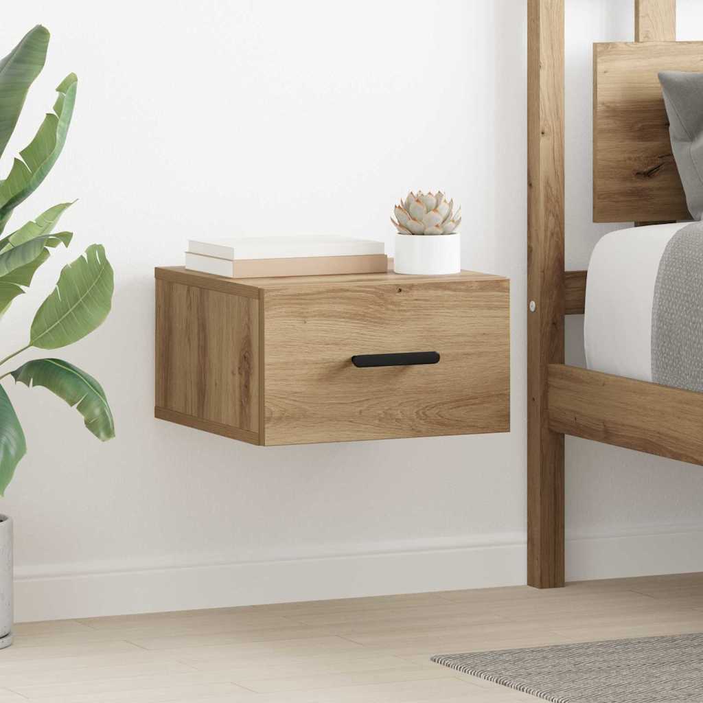 Bedside Cabinet Artisan Oak 35 x 35 x 20 cm Engineered Wood