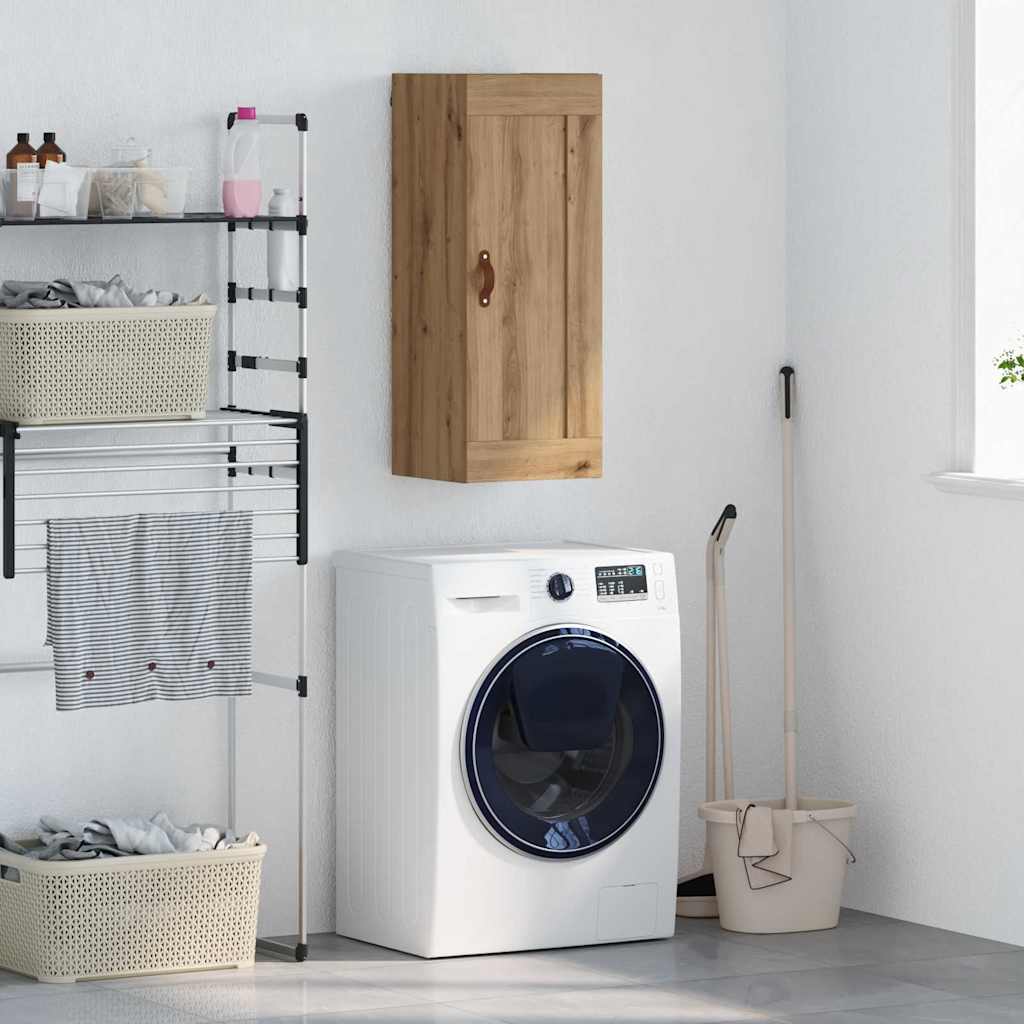 Wall Mounted Cabinet Artisan Oak 34.5 x 34 x 90 cm